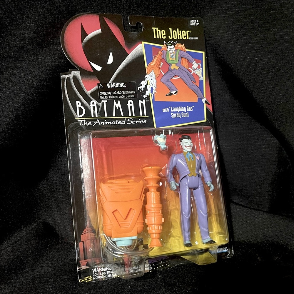 1992 Batman The Animated Series LAUGHING GAS JOKER Action Figure
